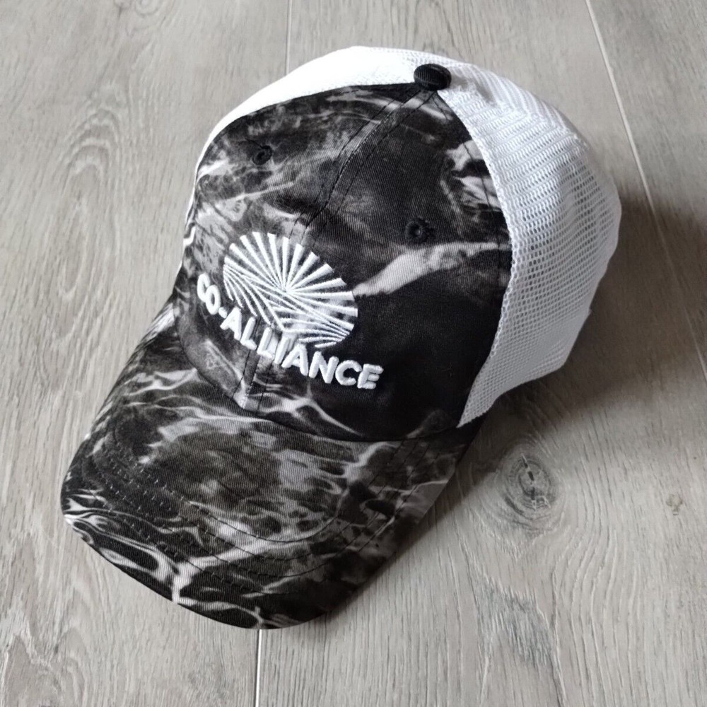 Co Alliance Trucker Hat Baseball Cap Green White Adjustable Strap Farming OSFA